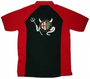 Alfa Romeo Devil Logo Poloshirt Neues Design