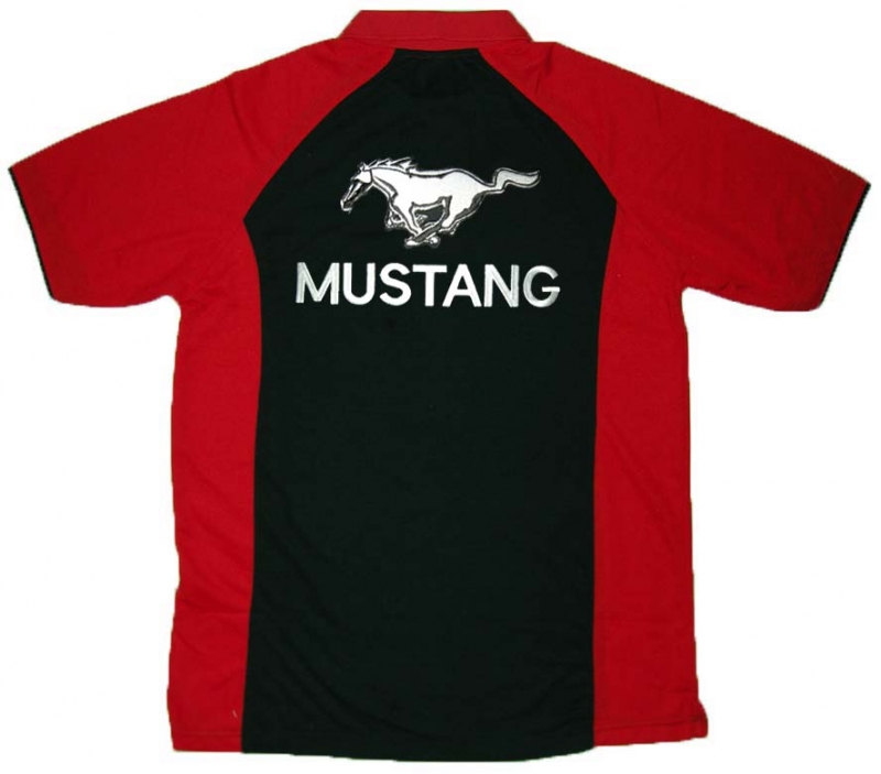 Ford Mustang Racing Poloshirt Neues Design