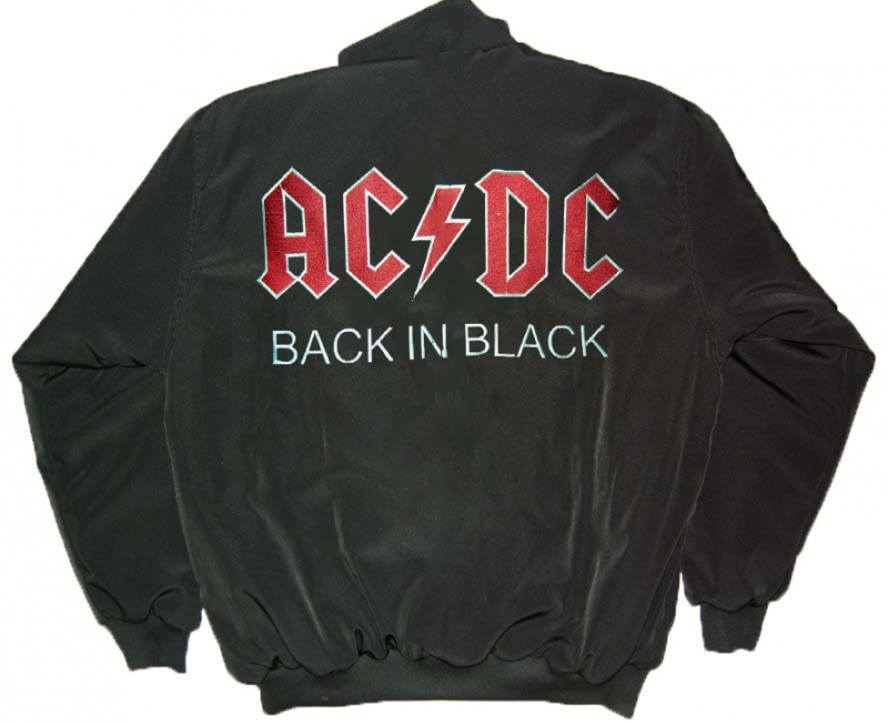ACDC Back in Black Jacke