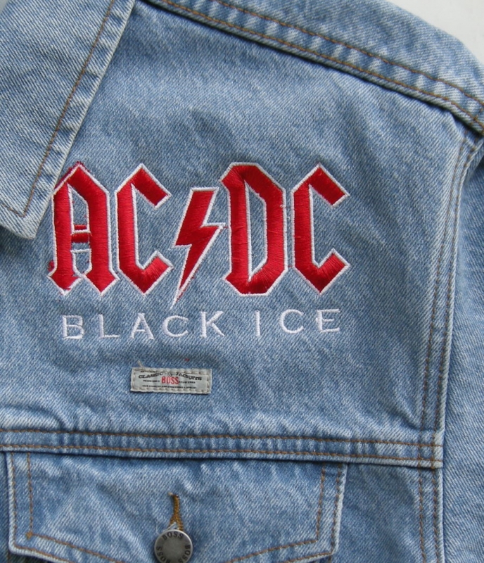 ACDC Black Ice Jeans Jacke