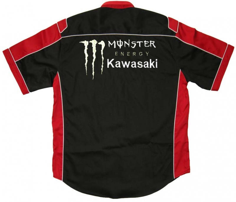 Kawasaki  Monster Energy Hemd Neues Design