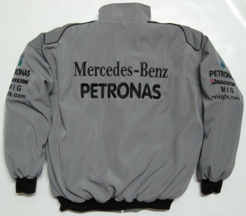 Mercedes Benz PETRONAS Jacke Grau