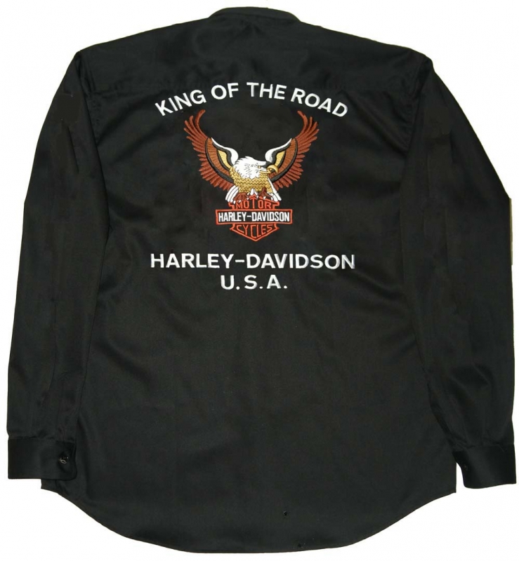 Harley Davidson Racing Langarm Hemd