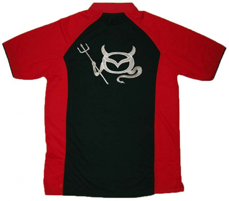 Mazda Devil Logo Poloshirt Neues Design